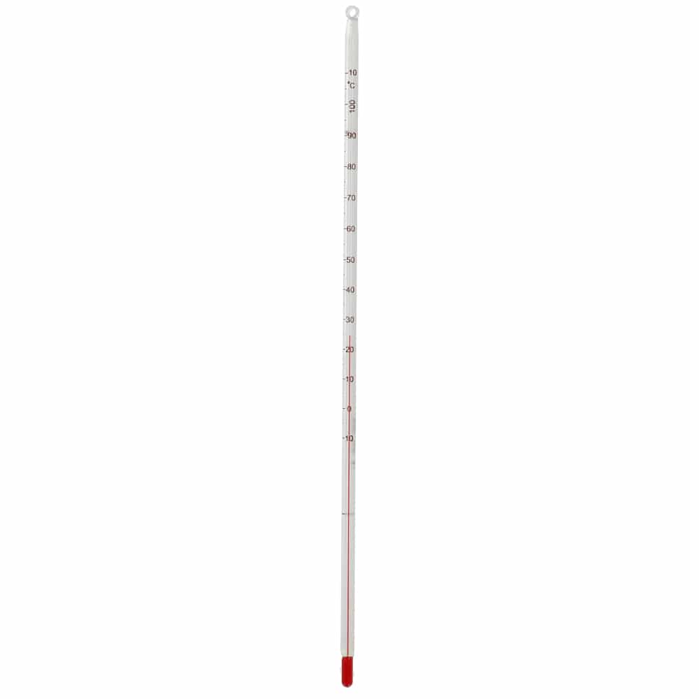 Alcohol filled thermometer -10 ° c to 110 ° c