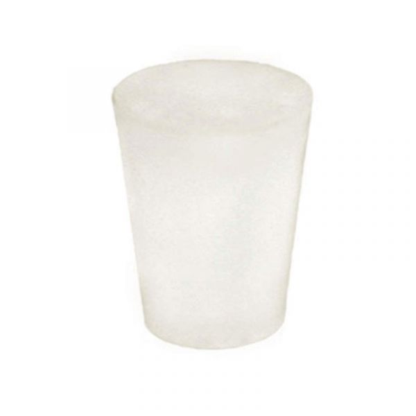 Bouchon silicone 21 x 27 mm sans trou