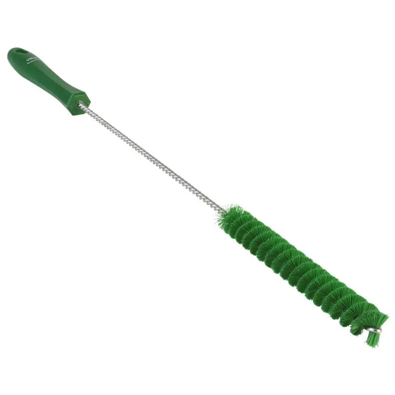 Vikan Pipe Brush Medium w. Handle Green Ø20