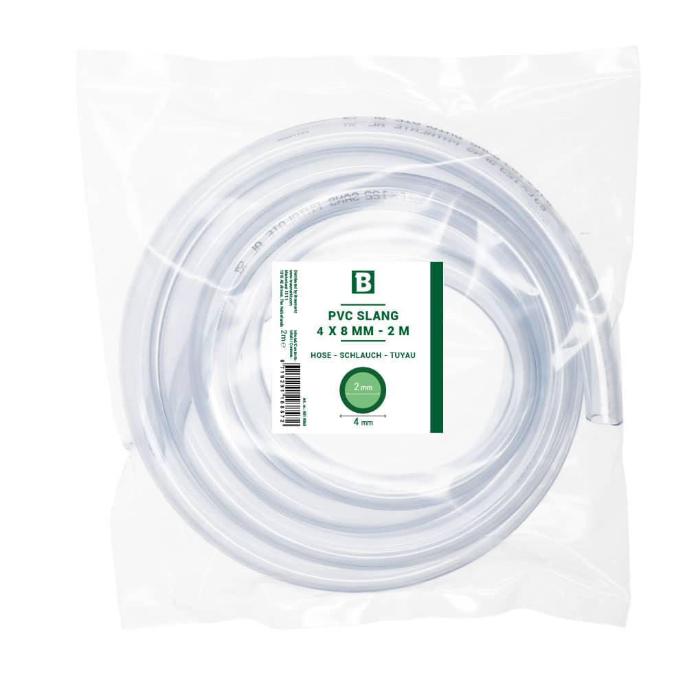 PVC hose 4 x 8 mm 2 meters