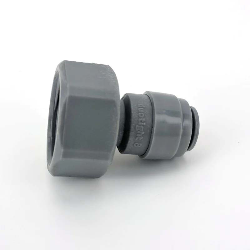 Duotight - 8mm (5/16”) Female x 5/8” Female Thread (suits Keg Couplers and Tap Shanks)