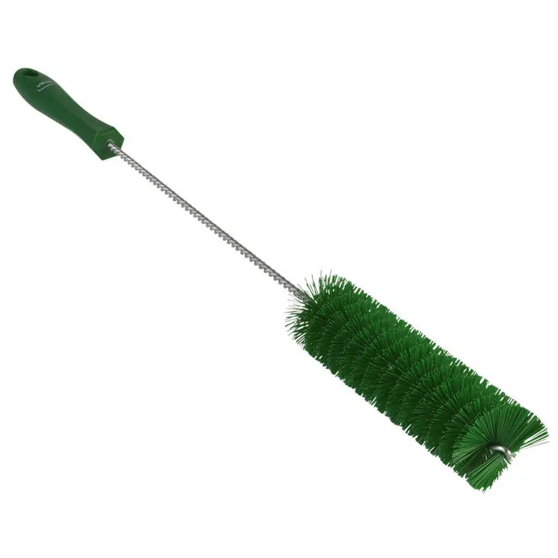 Vikan Pipe Brush Medium w. Handle Green Ø40