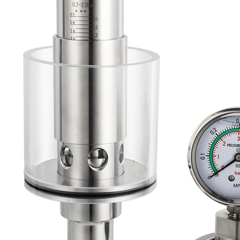 Overdrukventiel zonder manometer – 1,5" Tri-Clamp