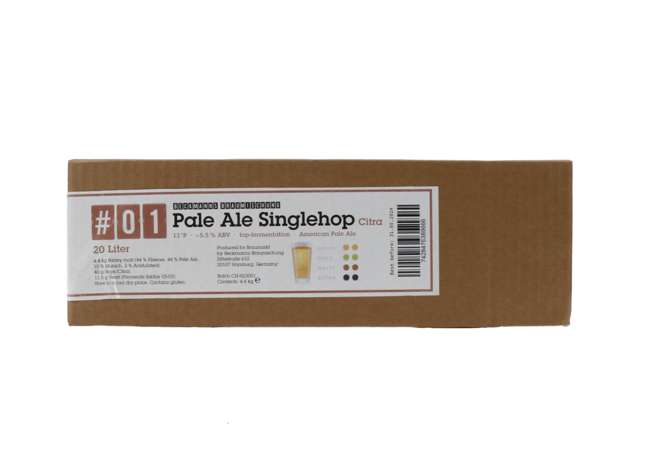 Braumischung Pale Ale Citra Single hop voor 20l