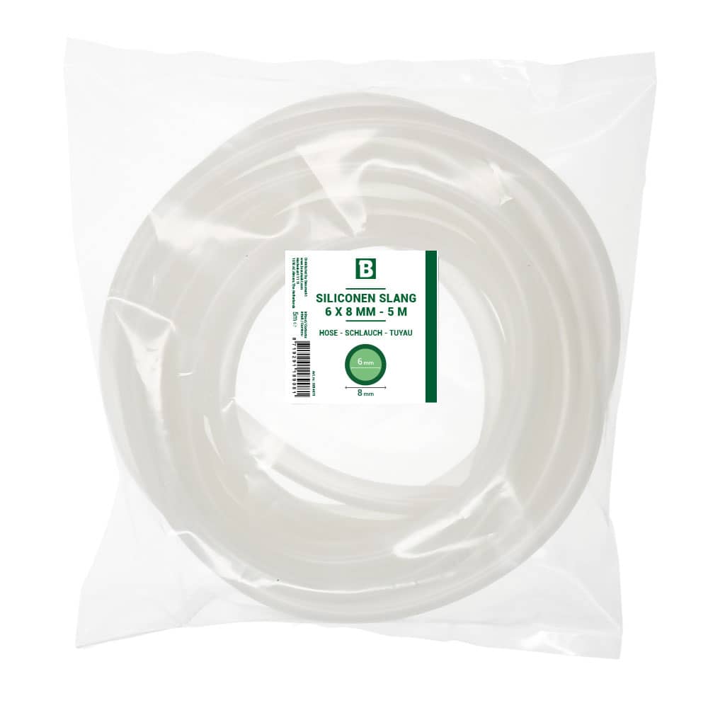 Tuyau en silicone 6 x 8 mm 5 mètres