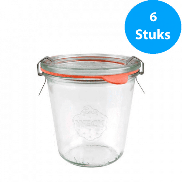 Weck 900 modèle droits hauts 290 ml  par carton de 6 