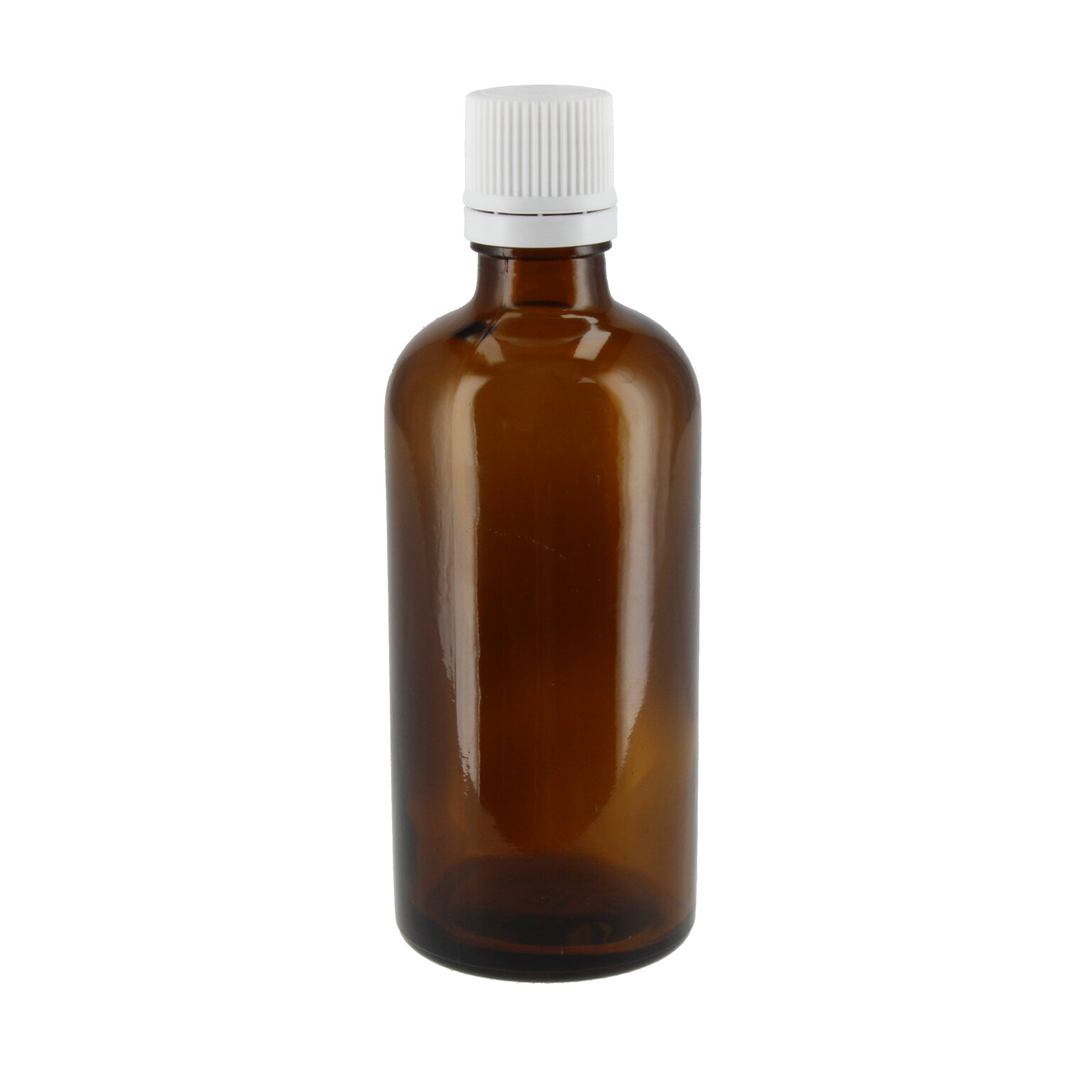 Drop vial incl white cap 100 ml