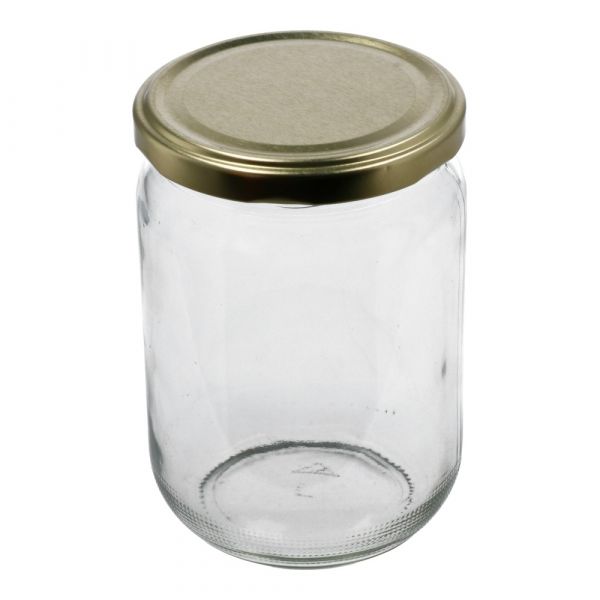 Preserving jar round content 550 ml tray 20 pcs