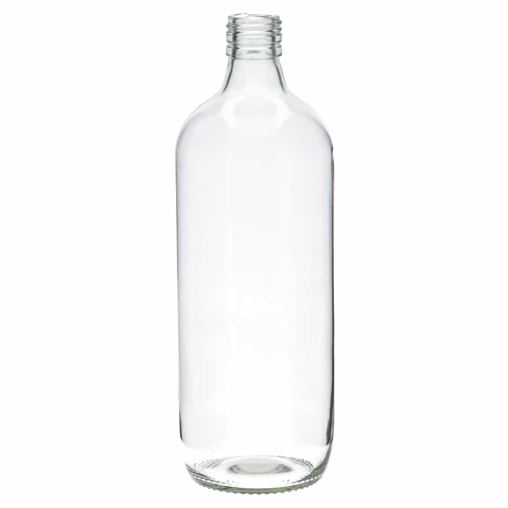 Gin bottle white 1,0 l