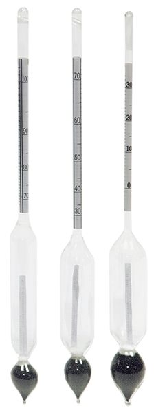 Alcohol meters set of 3