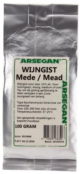 Wine Yeast Mede / Mead 100 gram