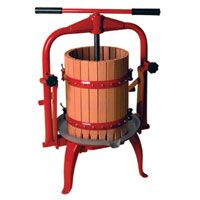 Press Stainless Steel / Wooden basket Tilting 20 l