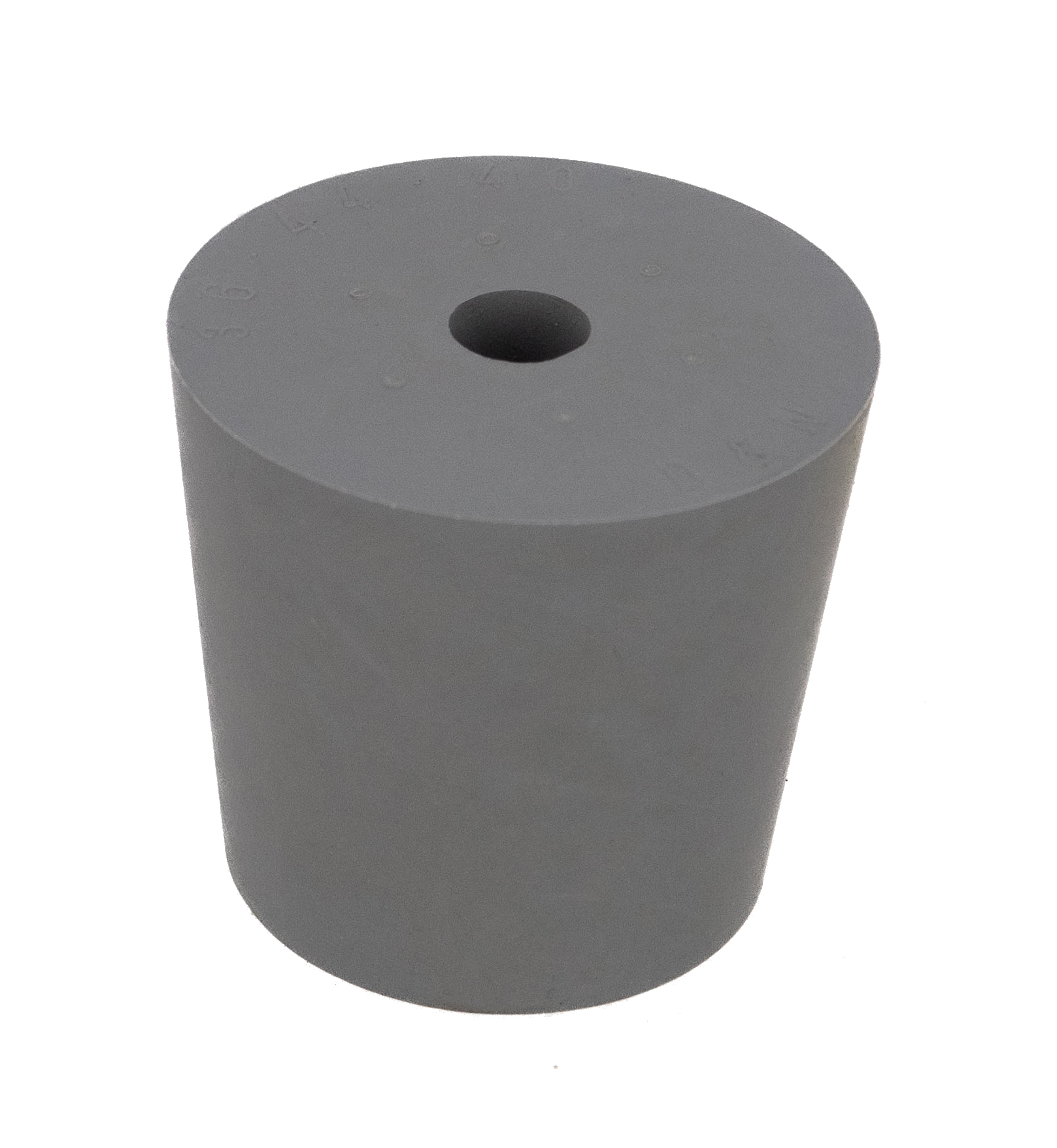 Rubber stop grijs 36 x 44 mm met gat 9 mm