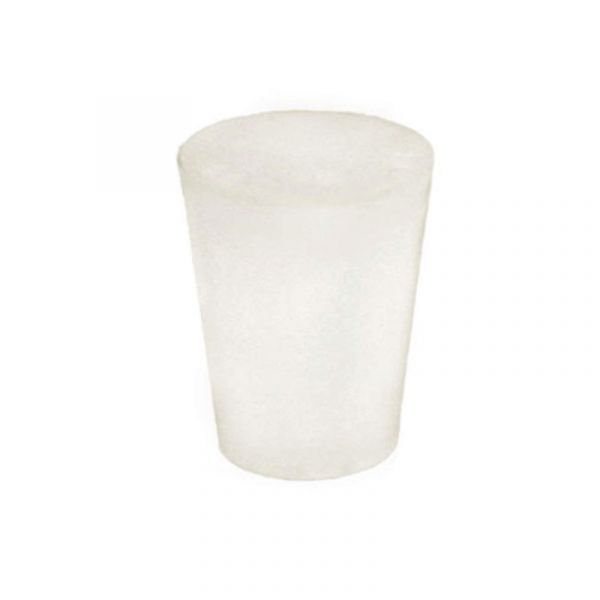 Bouchon silicone 17 x 22 mm sans trou