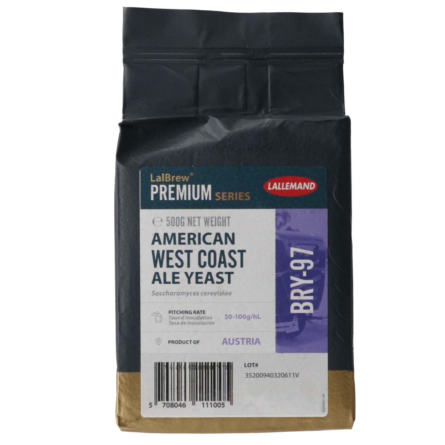 Lallemand Lalbrew® BRY-97™ American West Coast Hefe 500 g (BBE 01.06.2024)
