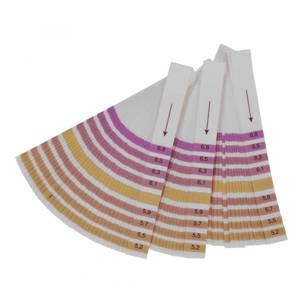 pH-papier 5,2-6,8  100 strips