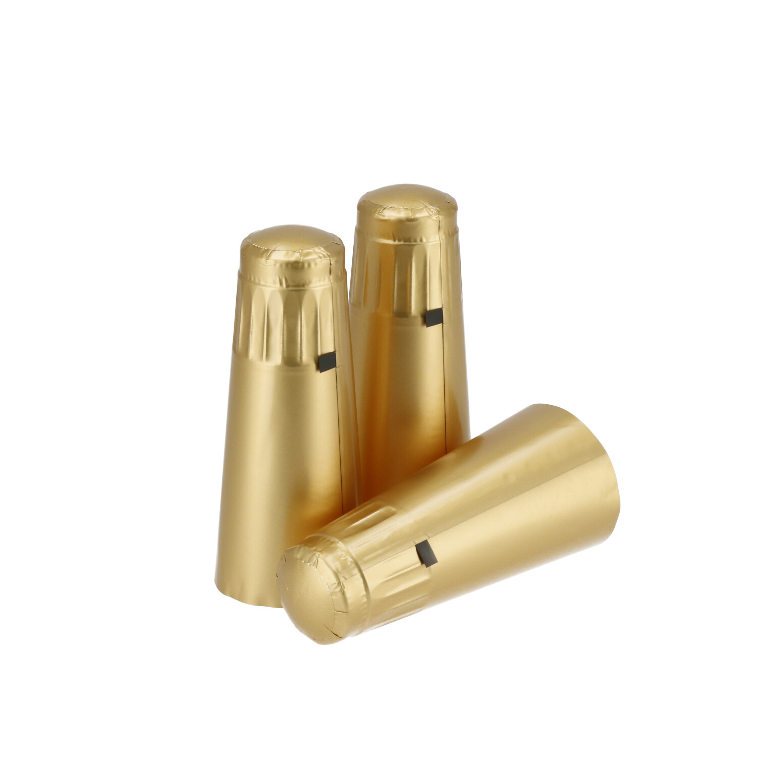 Krimpcapsules v. Champagneflessen Goud 50st