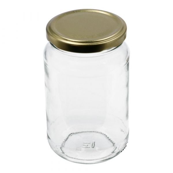 Preserving jar round 375 ml tray 30 pieces