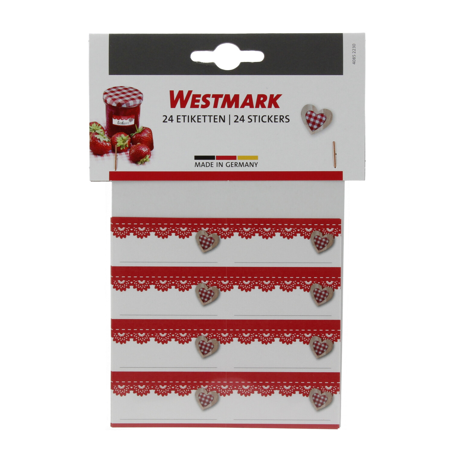 Decorative labels 24 Pcs Westmark