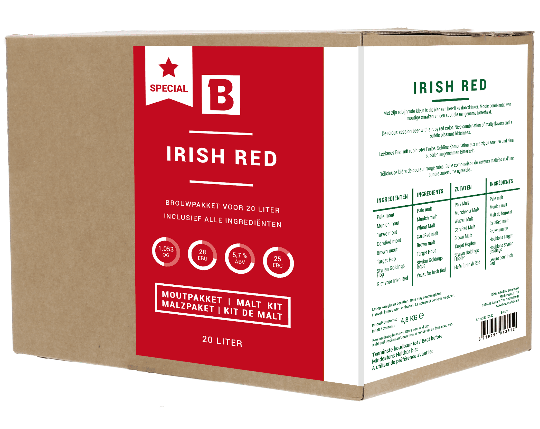 All Grain Kit Irish Red