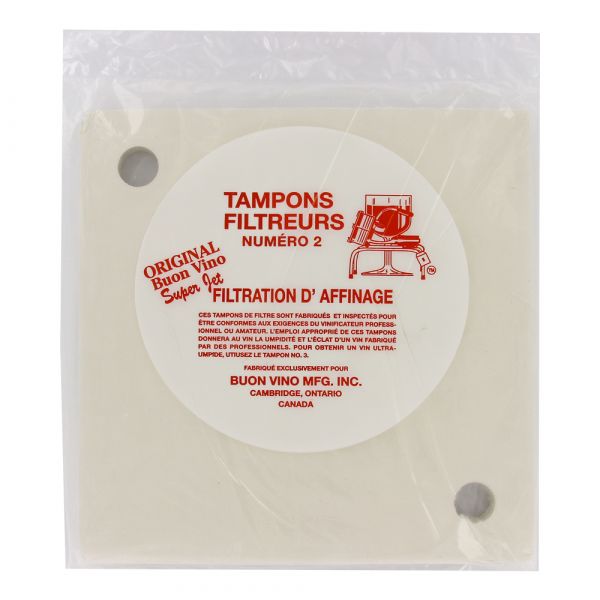Plaques filtrantes pour Super-Jet Mailles fines n°2 Ensemble de 3 pcs. 
