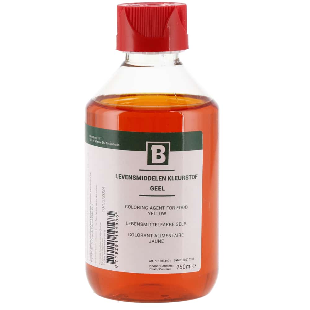 Colorant alimentaire Jaune 250 ml