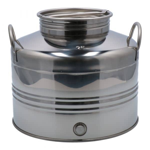 Baril huile d'olive | baril de stockage inox 25 l