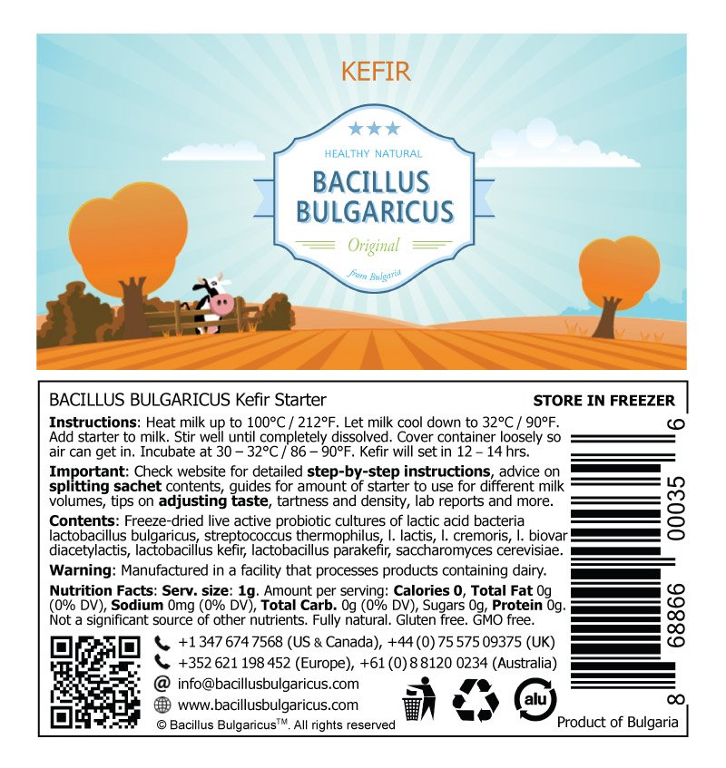 Kefirstarter - voor 1 liter melk