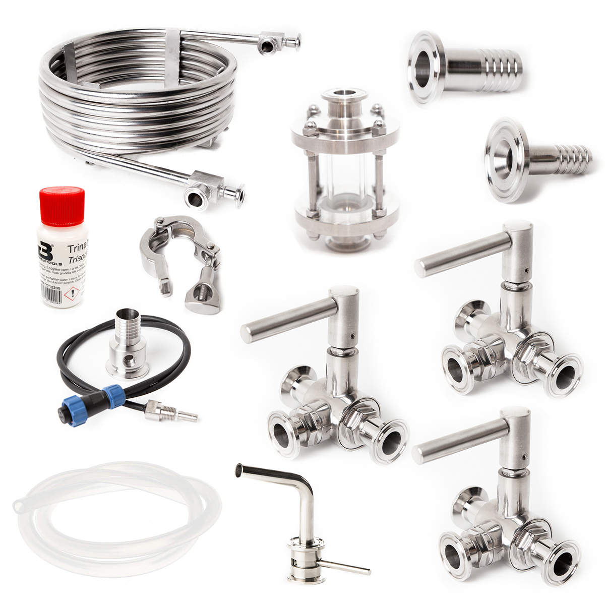 Brewtools accesory starterpack 4 valve setup