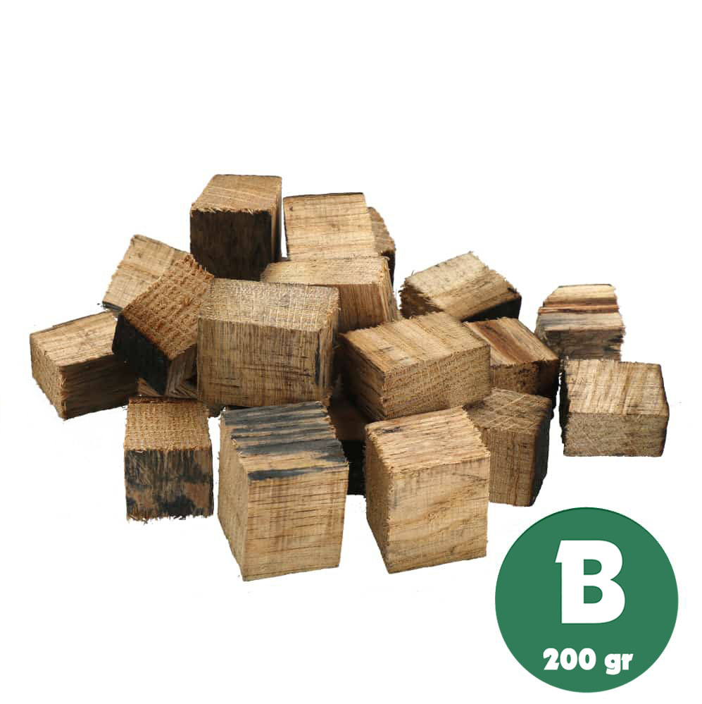 Cubes de bois en chêne Sherry 200 g