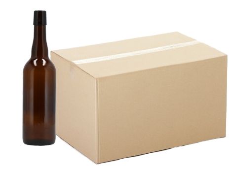 Beer bottle Belgium flip-top brown 0,75 L box 12 pcs