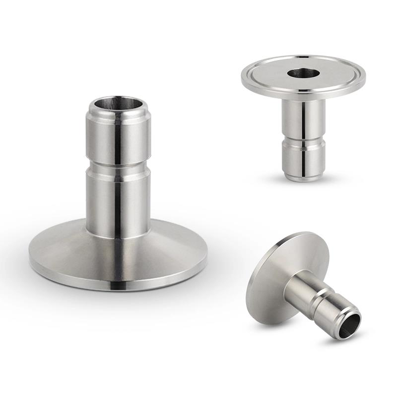 Tri-Clamp Verbinder 1,5" naar Quick Disconnect Mannelijk naar Vrouwelijk