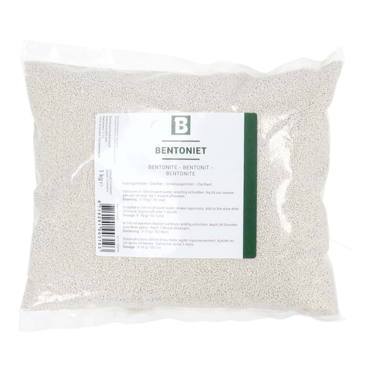 Bentonite Blanche 1 kg