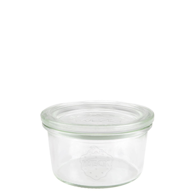 WECK® Sturzglas 165 ml (Rondrand 80) 12 glazen / doos