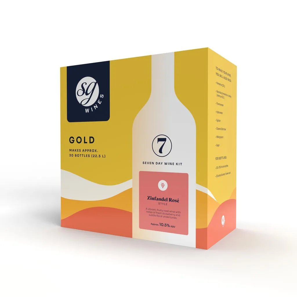 SG Wines Gold Zinfandel Rosé for 30 bottles
