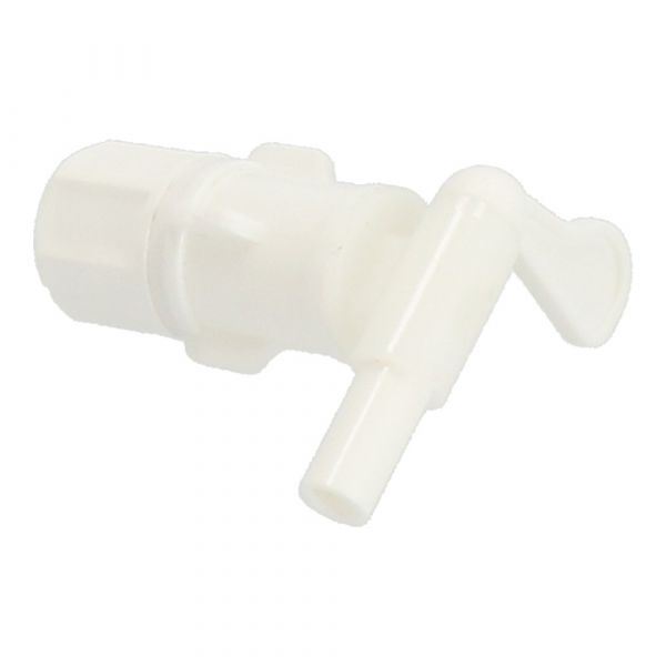 Spigot Plastic Bucket Heat Resistant WHITE 1/2