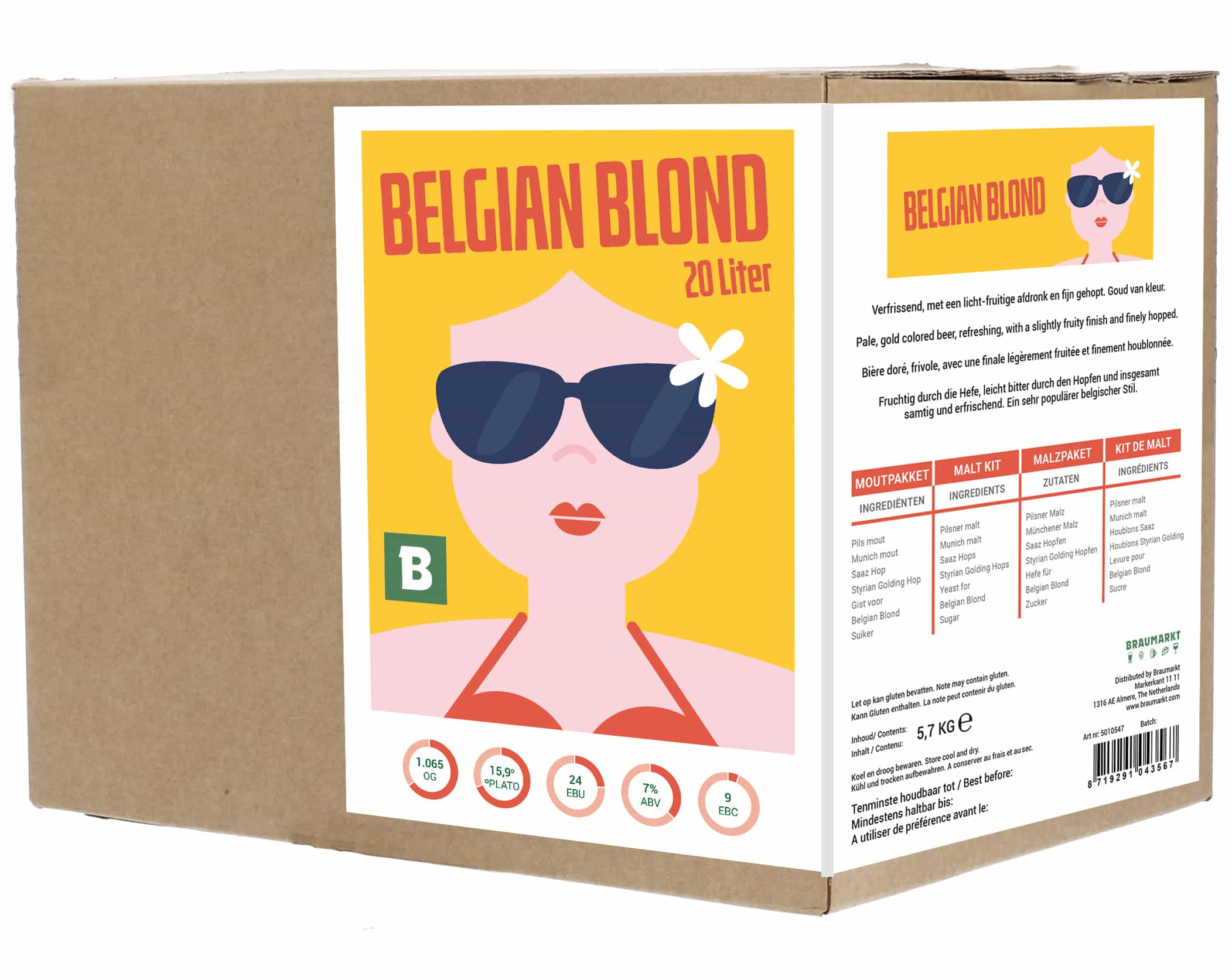 All grain kit Belgian Blond