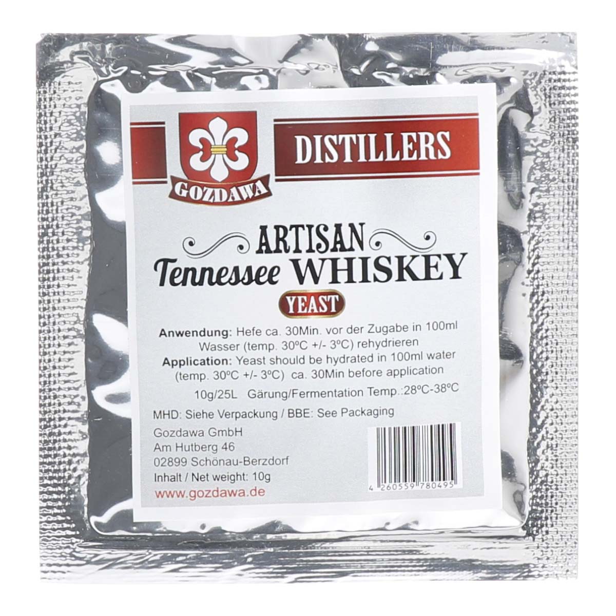 Gozdawa Tenessee Whiskey 10gr (bbe 01.07.2024)