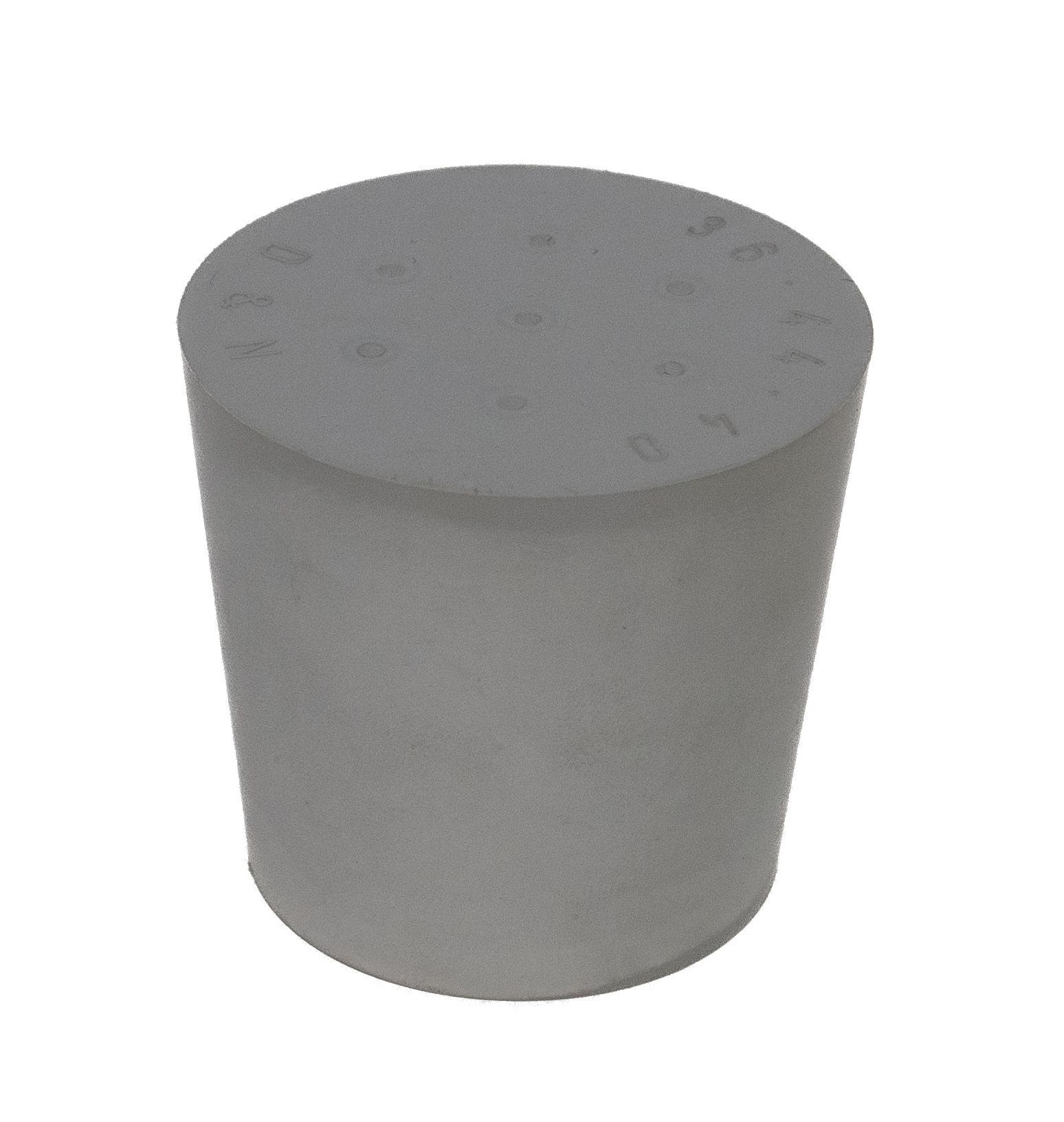 Rubber stopper grey 36 x 44 mm without hole