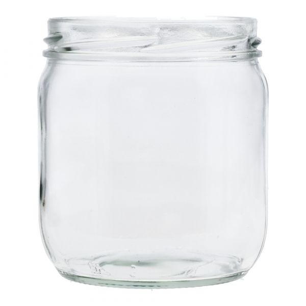 Inmaakglas rond inh. 425 ml tray 20 st Inmaakglas rond inh. 425 ml tray 20 st