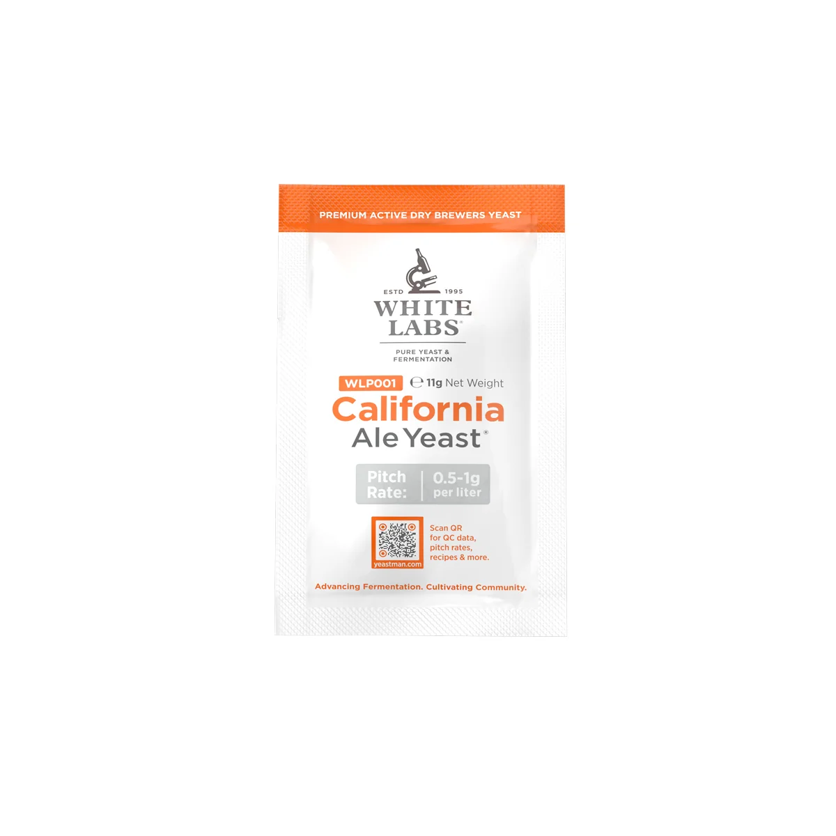 White Labs WLP001 California Ale Dry Yeast 11gr