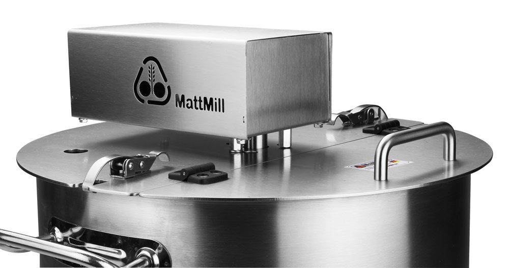 MattMill Kombi-Impeller Rührwerk für Braukessel mit 36 Liter