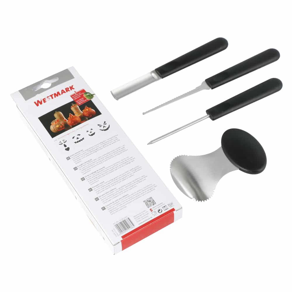 Westmark Kit de sculptage de citrouille 4 pcs