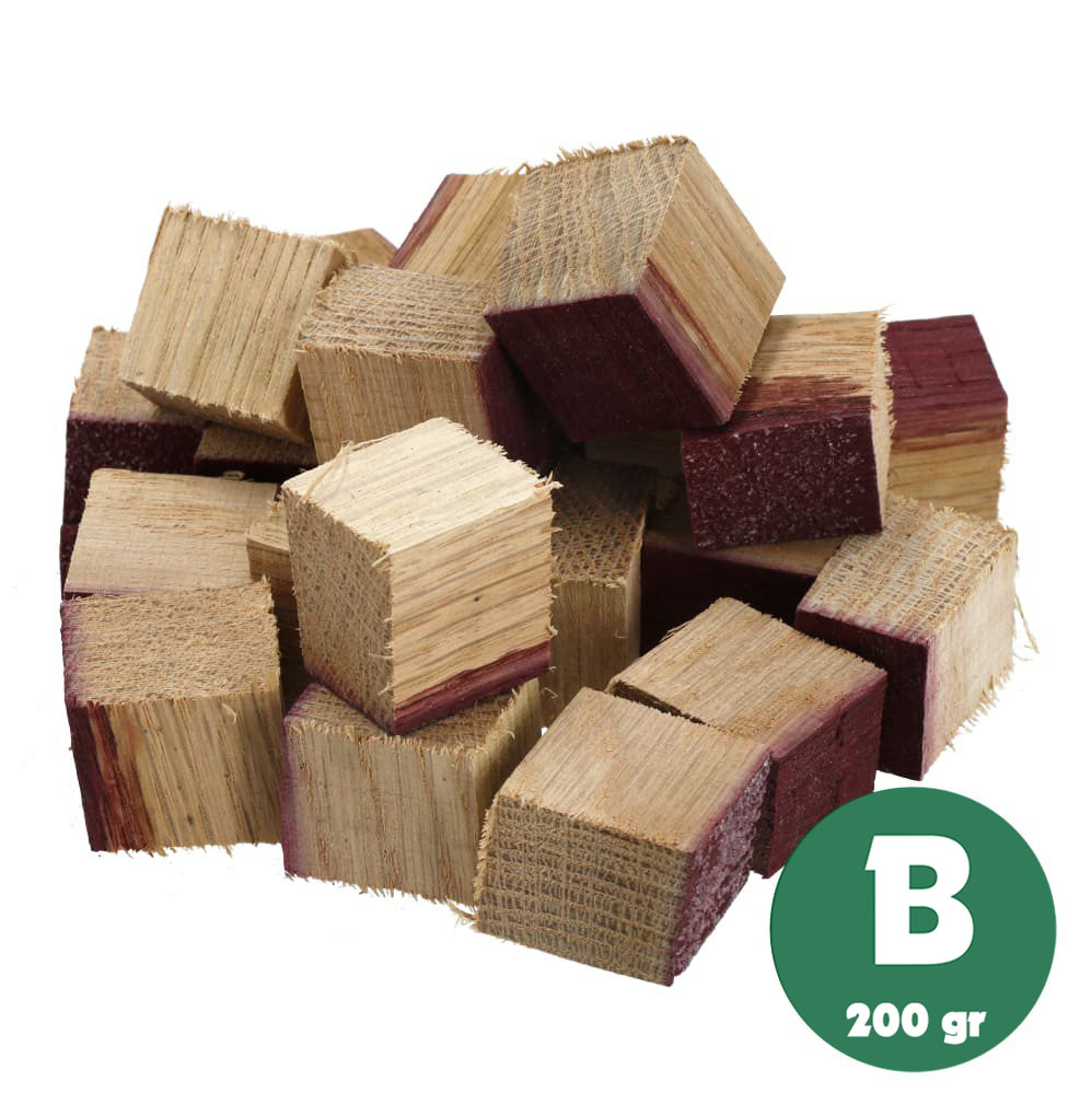 Cubes de bois en chêne Red Wine 200 g