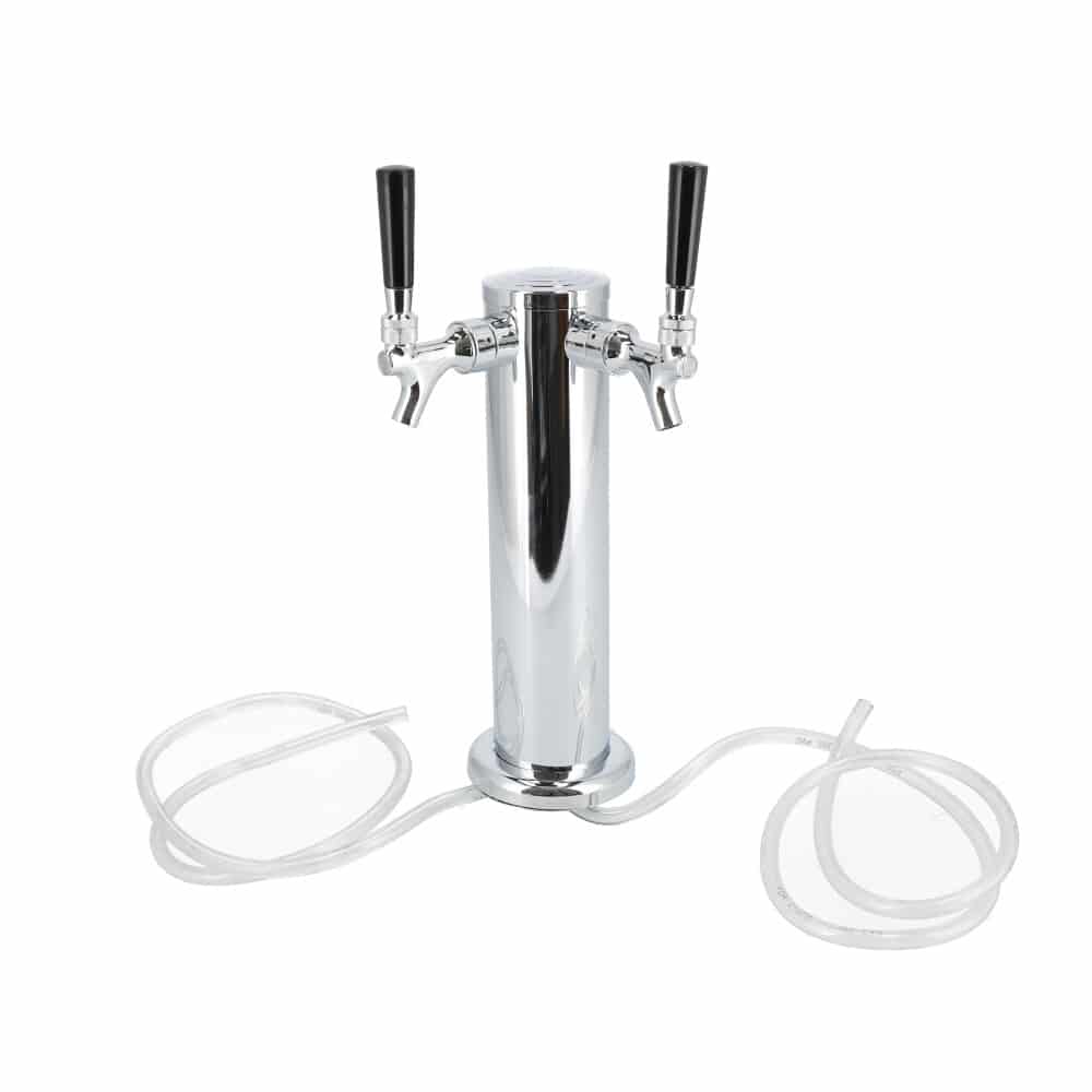 Tapping column for semiconductor double tap head