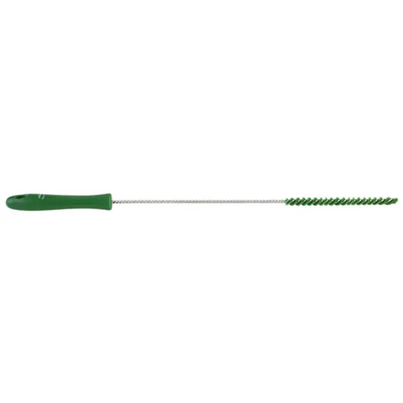 Vikan Pipe Brush Hard w. Handle Green Ø10