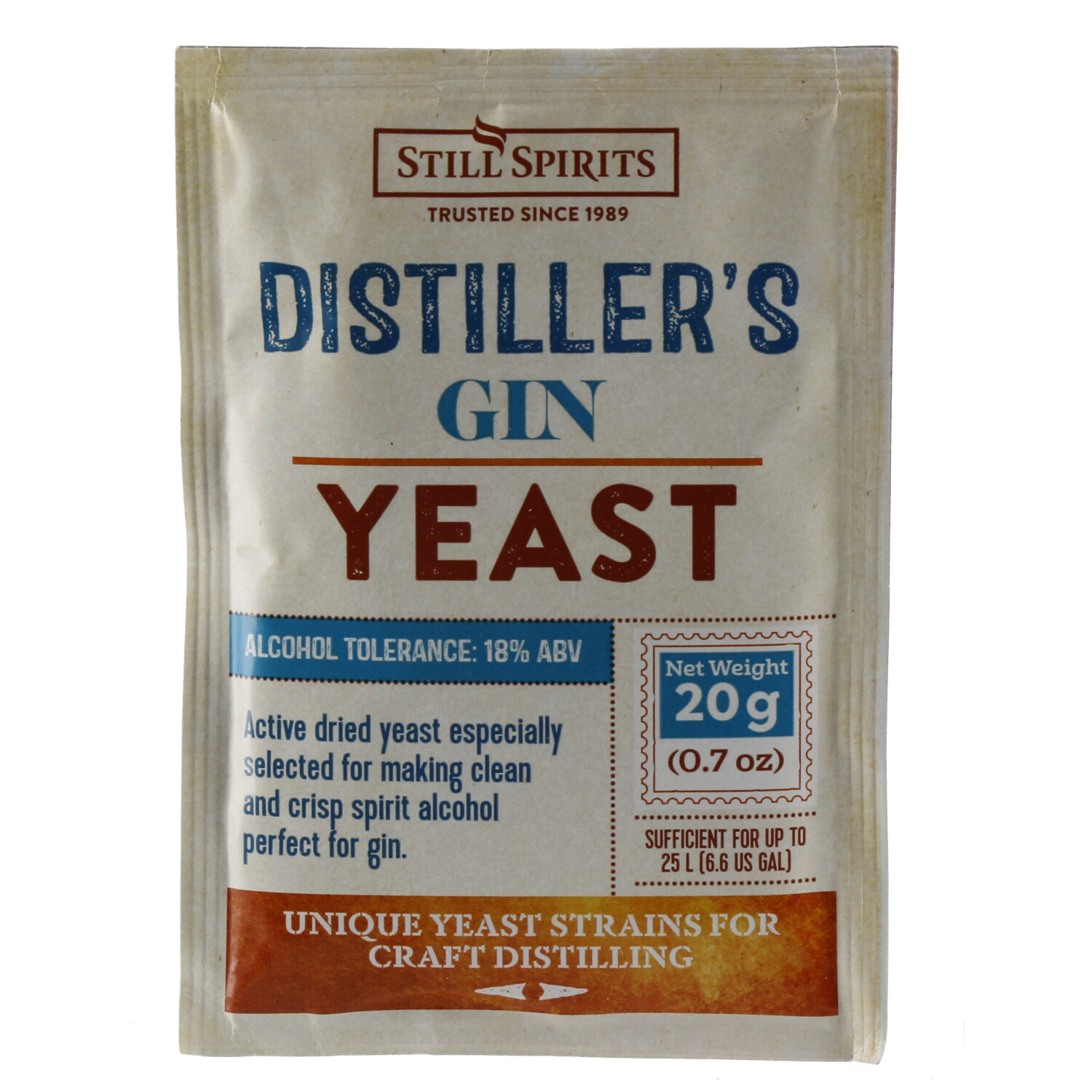 Still Spirits Distiller's Yeast Gin 20 gr