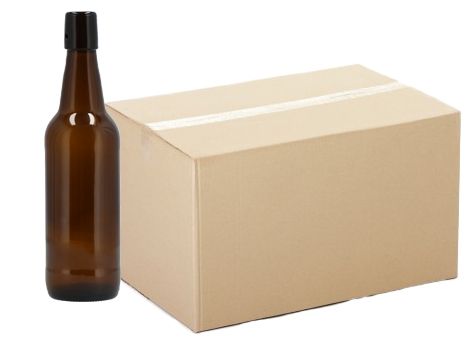 Beer bottle Universal brown flip-top 0.5 L box 24 pcs