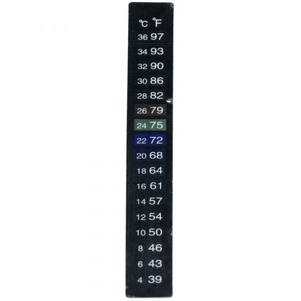 Thermometer strip 14-32°C verticaal