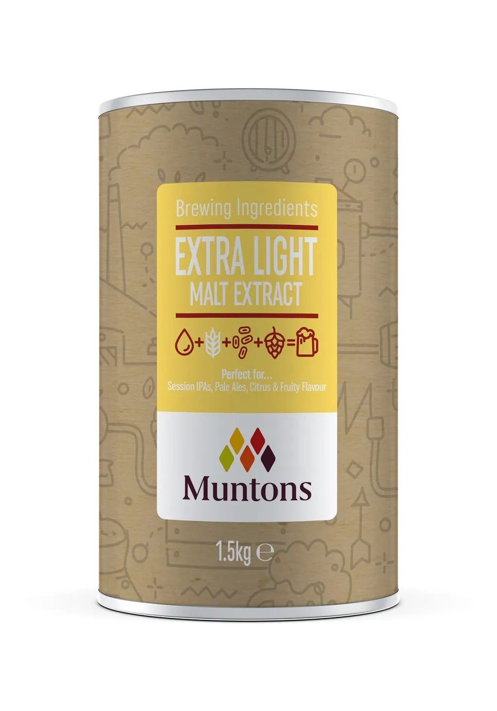 Muntons Extra Light Liquid Malt Extract 1.5 Kg MHD 31.07.2025
